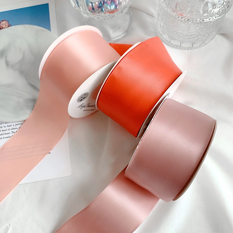 高品質ダブルフェイスポリエステルリボン：結婚式・ギフトラッピング・DIYで実用性を証明