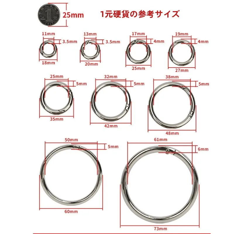 ひねり金具 バッグの固定方法：持ち運び便利な金色金属リングカラビナの実用性とスペック解析