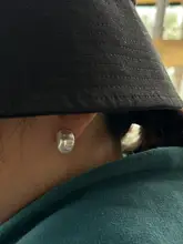 バロック天然淡水パールピアス【極彩色・ファッショナブルなデザイン】