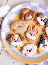 クッキー型 かわいい犬 デザイン 犬用 おやつ 手作り