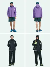メンズシングルレイヤーアウター【カラフルな登山ウェア・日帰りハイキング用】