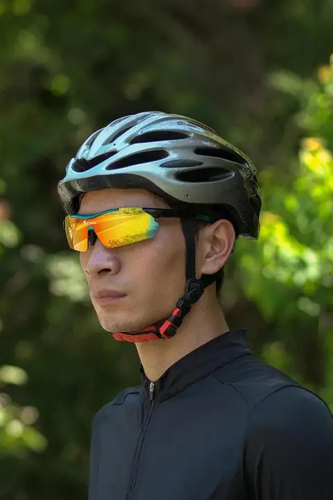 自転車用偏光サングラス【アウトドアスポーツ・防風タイプ・UVカット機能】