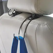 不明な物をかけられるステンレス製カーシートフック【創意収納・後部座席用】