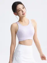 スポーツ用タンクトップ【フィットネス・ヨガ・ランニング・パッド付き】