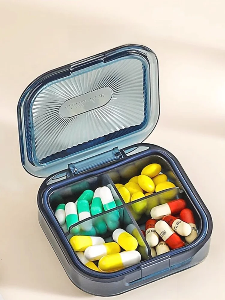 携帯用ミニ薬箱WSQ-01：薬局で必要な小物を1週間分管理するポータブル設計