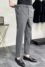スラックス 男性 ビジネス スーツ パンツ ストレート 薄手 フレキシブル カジュアル パンツ