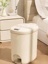 ゴミ箱 手押しフットペダル式 防水 大容量 蓋付き