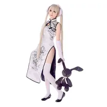 穹妹チャイナドレス【春日野穹・コスプレ・ウサギアクセサリー付き】（セットアップ対応）