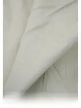 オーガニック麻混合生地のシャツドレス用ファブリック【書生緑・幅広】