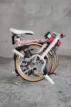 折りたたみ自転車用外タイヤ【マーク入り・極上の柔らかさ・イエロー】