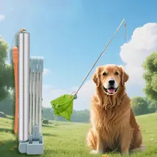 hipidog 便利な犬用うんちキャッチャー【アウトドア用・簡単操作・使用後収納可能】