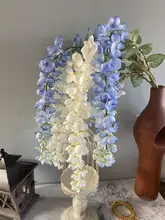 高級アートフラワー アカシア風 シミュレーションフラワー【紫藤花・鈴蘭・インテリア装飾用】（セットアップ対応）