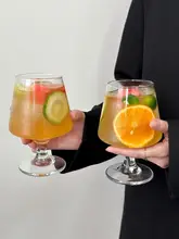 スタイリッシュなショートグラス【カクテル用・飲料・ソーダ・高級感】
