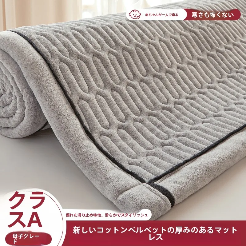 冬用フリース敷きパッド：90x190cmのクッション性と極佳の透气性を実現