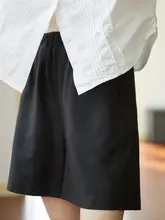 春夏用 スポーツカジュアルパンツ【深灰・ウエストゴム・高腰・レトロスタイル】
