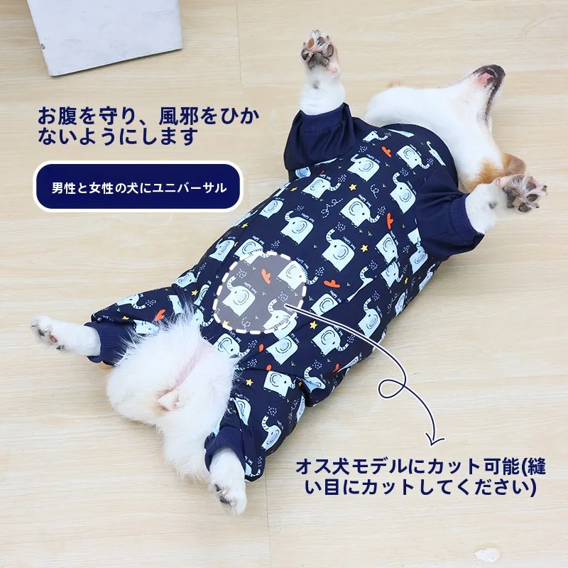 犬の汚れ防止服：全身防水四脚ウェアの実用性と使用シーン