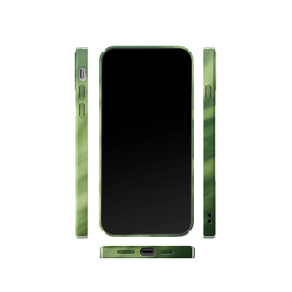 iPhone11プロケース 緑影デザイン：グリーンが持つ実用性と耐久性のバランス
