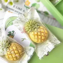 透明焼き菓子包装袋【緑豆糕・雪花酥・マドレーヌ・パイナップルケーキ用・加托付き】