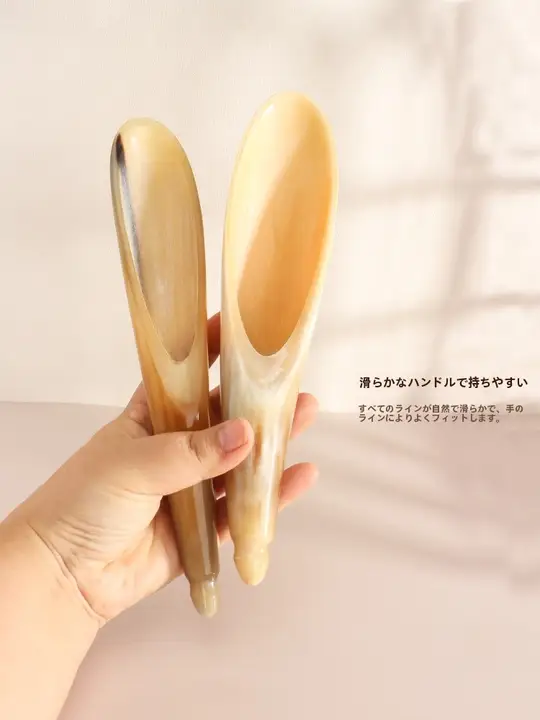 牛角製マッサージ筒【全身ケア・美容・足裏用】