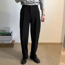 ワイドスラックス メンズ ドレープ きれいめ 上品 着回し トレンド
