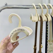 使いやすい衣類収納ラック【クリームカラー・バッグ掛け用】（セットアップ対応）