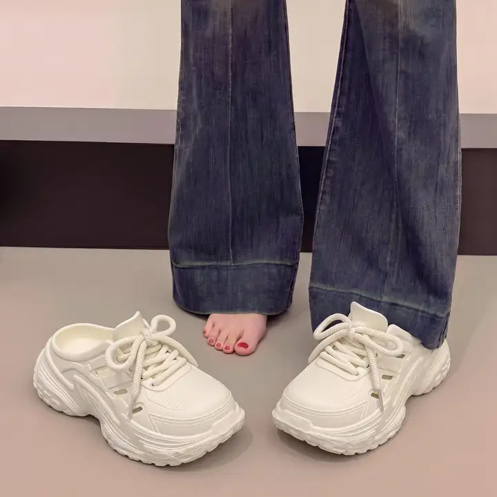 リボン付きボッケンシューズ【夏用・通気性・サンダルタイプ・女性用】（セットアップ対応）