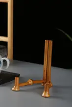 中式 手作り 筍竹プーアル茶架【展示スタンド・禅スタイル・茶室用】
