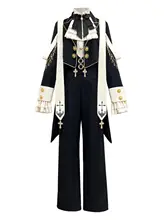 デザイナーのギフト！オリジナルロリータスタイルアウターシャツパンツ【普段着・プリンススタイル】（セットアップ対応）