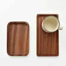ウダン材の楕円形トレー【和風・おしゃれな収納・ケーキやパン用】