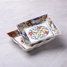 和食用 四角皿【レトロデザイン・寿司・小菜盛り付け用】
