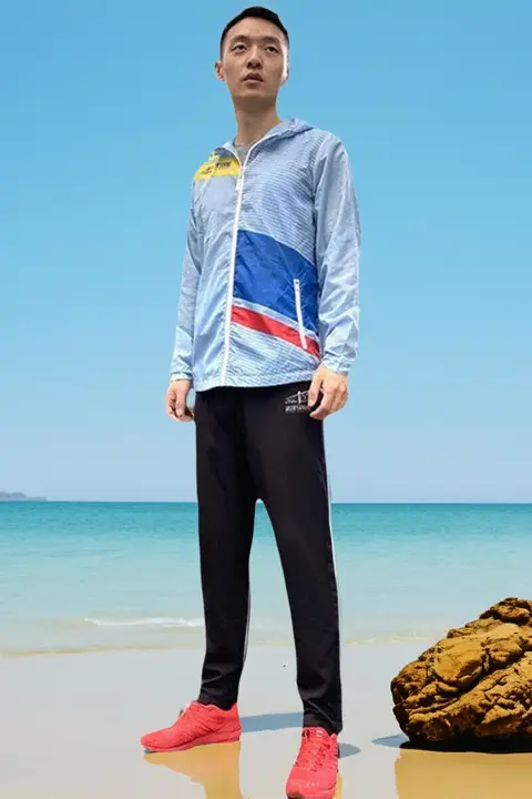 ランニングパンツ【男女兼用・春秋用・防風・通気性・ブラック】