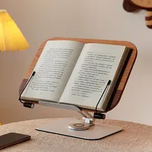 可愛いデザインのデスクトップ読書スタンド【木製・創意装飾・ギフト向け】