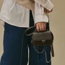 夏用ミニショルダーバッグ【トレンド・学生向け・チェーン付き・小型】
