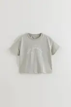 涼感透湿の男児用レトロスタイル野球半袖Tシャツ【夏用】