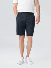 JSSD HOMME メンズ夏用シンプルストレートショートパンツ【無地デザイン】
