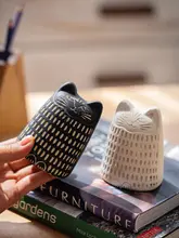 可愛いミニ猫デザインのデスクトップ装飾品【カラフル・招き猫・茶卓用】