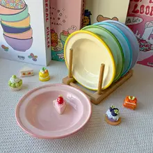 可愛いフルーツ用陶器ディッシュ【家庭用・小皿・デザインプレート】