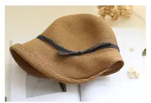 シンプルな大きなつば付き婦人用フィッシャーハット【遮光・折りたたみ可能・夏用】