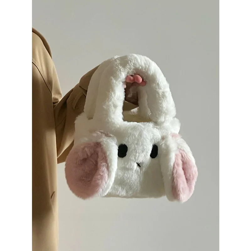 秋冬用もふもふウサギデザインハンドバッグ：かわいいデザインと実用性のバランスを実証
