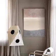 手描き油絵のシンプルなリビング用壁掛けアート【立体抽象デザイン・和のインテリア】