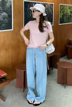 吸湿透気性に優れた短袖Tシャツ【女性用・ストレッチ・モダールコットン】