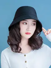 ショートカールウィッグキャップ【取り外し可能・夏用・全頭タイプ・丸顔向け】