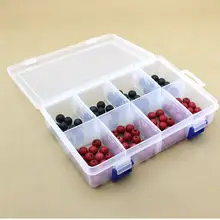 透明プラスチックデスク収納ボックス【多段仕切り・整理用小物入れ・アクセサリーボックス】