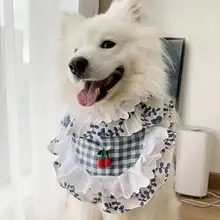 夏用手作り犬用エプロン【小中大型犬用・かわいいデザイン・よだれ付き】