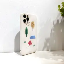 富士山イラストのシリコン製スマートフォンケース【iPhone15ProMax・iPhone14Pro・iPhone14対応】