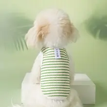 春夏用ドット柄ペットウェア【犬用・猫用・タンクトップ・小型犬適用】（セットアップ対応）