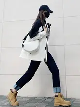 ハイウエストデニムパンツ【ブラック・スリムフィット・カジュアル・秋用】
