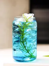 おしゃれなガラスカップ【コーラ缶デザイン・飲み物用・カクテル・サンドイッチに最適】