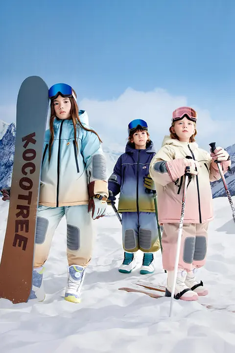 スキーウェア 2点セット キッズ ボーイズ ガールズ ジュニア 防水 撥水 保温 あったか アウトドア スキー スノボ 冬