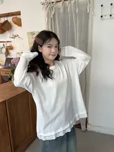 秋用レトロチェックパーカーブラウス【ゆったりシルエット・大人可愛いデザイン】
